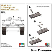 Ryefield - M1A1 / M1A2 Abrams T-158 "Big Foot" Workable Track Link Set 1:35-Model Kits-Ryefield-StampPhenom