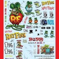 Polar Lights 1/25 Rat Fink Decal Pack PLLMKA045 Plastic Accys Decals/Cars