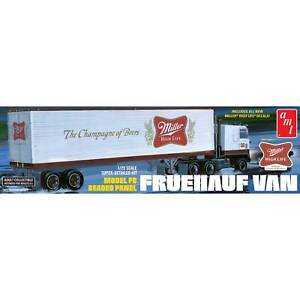 AMT Fruehauf 40' Semi Trailer Miller Beer 125 AMT1234 Plastics Car/Truck