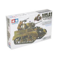 Tamiya America Inc 1/35 US Light Tank M5A1 "Pursuit Ops" w/4 Figures TAM35313