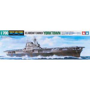 Tamiya 1/700 US Aircraft Carrier Yorktown CV-5 TAM31712 Plastic Models Boats