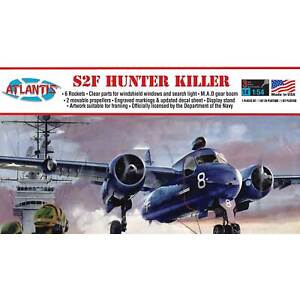 ATLANTIS TOY & HOBBY INC. Grumman US NAVY S2F Tracker Hunter Killer 1/54 AANA145