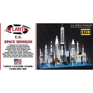 ATLANTIS TOY & HOBBY INC. U.S. Space Missiles 36 Missiles AANM6871 Plastic