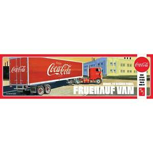 AMT 1/25 Fruehauf Beaded Van Semi Trailer Coca-Cola AMT1109 Plastics Car/Truck