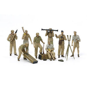 Tamiya 1/35 German Artillery Crew Afr Cor Luftwaffe TAM35343 Plastic Models