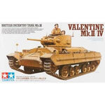 Tamiya 1/35 Brit Infantry Tank Mk.III Valentine Mk.II/IV TAM35352 Plastic Models