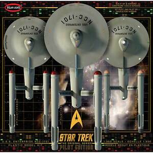 Polar Lights Star Trek TOS U.S.S. Enterprise w/Pilot Parts PLL993M Plastic