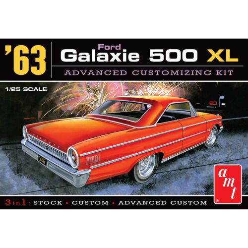 AMT 1/25 1963 Ford Galaxie-Model Kits-AMT-StampPhenom
