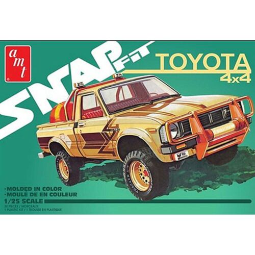 AMT 1/25 1980 Toyota Hilux SR5 Pickup 2T Snap-Model Kits-AMT-StampPhenom