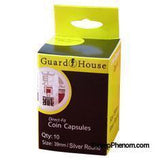 Silver Round (39mm) Direct-Fit Coin Capsules - 10 Pack