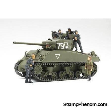 Tamiya - M4A2(76) Sherman "Red Army" With 6 Figures 1:35-Model Kits-Tamiya-StampPhenom