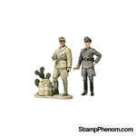 Tamiya - WWII Wehrmacht Officer With Africa Corps Tank Crewman 1:35-Model Kits-Tamiya-StampPhenom