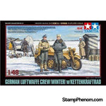 Tamiya - Luftwaffe Crew Winter With Kettenkraftrad 1:48-Model Kits-Tamiya-StampPhenom