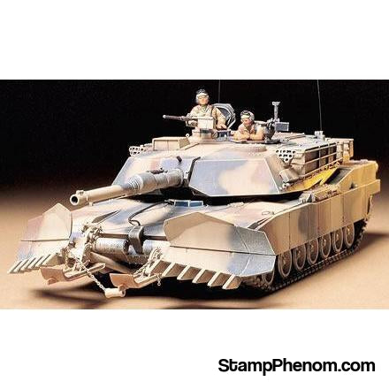 Tamiya - Us M1A1 Abrams W/Plow 1:35-Model Kits-Tamiya-StampPhenom