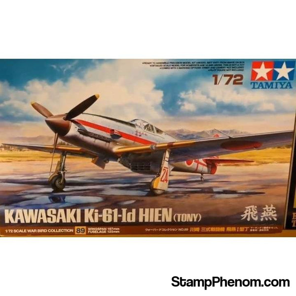 Tamiya - Kawasaki KI-61 Hien Tony 1:72-Model Kits-Tamiya-StampPhenom