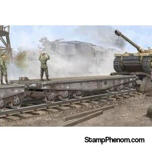 Trumpeter - Schwere Plattformwagen Type SSMYS 80 1:35-Model Kits-Trumpeter-StampPhenom