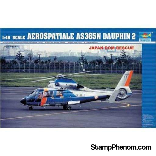 Trumpeter - Aerospatiale AS365N2 Daupin Helicopter 1:48-Model Kits-Trumpeter-StampPhenom