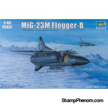 Trumpeter - MiG-23M Flogger B Russian Fighter 1:48-Model Kits-Trumpeter-StampPhenom