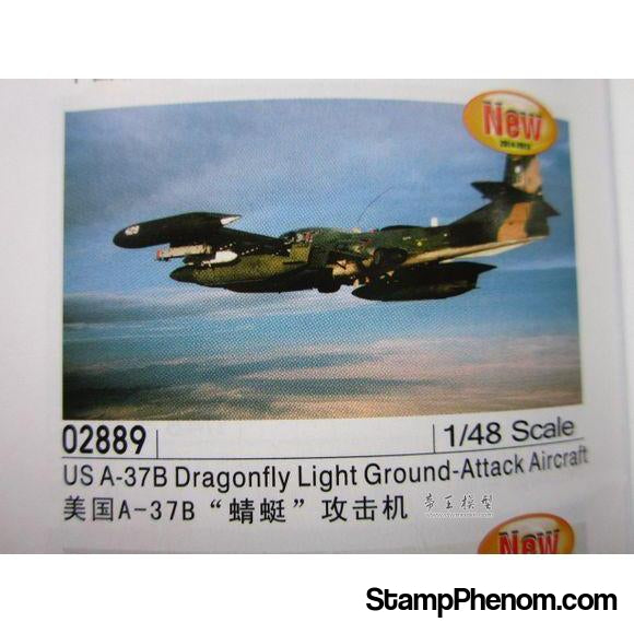 Trumpeter - US A-37B Dragonfly Ground Attack Aircraft 1:48-Model Kits-Trumpeter-StampPhenom