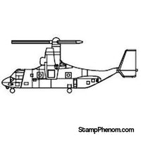 Trumpeter - Mv-22 Osprey Helicopter 1:700-Model Kits-Trumpeter-StampPhenom