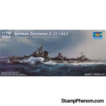 Trumpeter - German Zerstorer Z-37 1:700-Model Kits-Trumpeter-StampPhenom