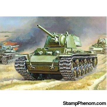Zvezda - Soviet KV1 Heavy Tank 1:35-Model Kits-ZveZda-StampPhenom