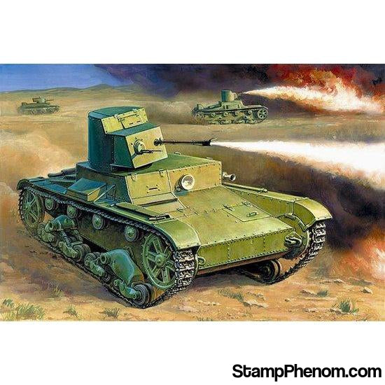 Zvezda - Soviet OT26 Flamethrower Tank 1:35-Model Kits-ZveZda-StampPhenom