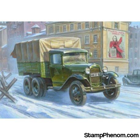 Zvezda - GAZ-AAA 3-Axle Soviet Truck 1:35-Model Kits-ZveZda-StampPhenom