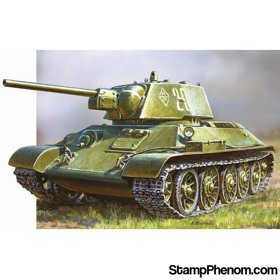 Zvezda - Soviet T-34/76 Medium Tank (Snap Kit) 1:72-Model Kits-ZveZda-StampPhenom