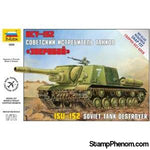 Zvezda - Soviet ISU-152 Tank Destroyer 1:72-Model Kits-ZveZda-StampPhenom