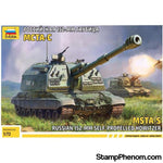 Zvezda - Russian MSTA-S 152mm Self-Propelled Howitzer Tank 1:72-Model Kits-ZveZda-StampPhenom