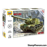 Zvezda - ISU122 Soviet Tank Destroyer 1:72-Model Kits-ZveZda-StampPhenom