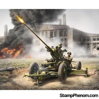 Zvezda - WWII Soviet 37mm 61K Anti-Aircraft Gun with Crew (2) (Snap Kit) 1:72-Model Kits-ZveZda-StampPhenom