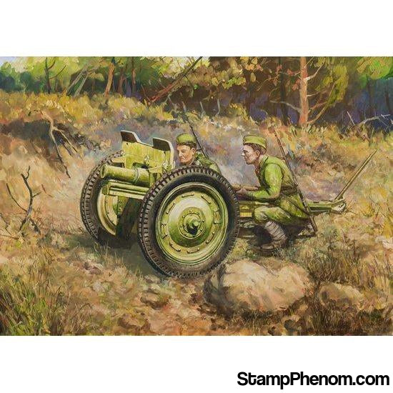 Zvezda - Soviet 76mm Gun with Crew (Snap Kit) 1:72-Model Kits-ZveZda-StampPhenom