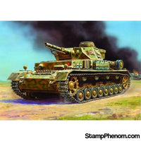 Zvezda - Pz.Kpfw.IV Ausf.D Tank (Snap Kit) 1:100-Model Kits-ZveZda-StampPhenom