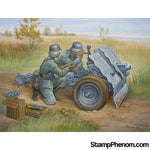 Zvezda - German 75mm Infantry Gun with Crew (2) (Snap Kit) 1:72-Model Kits-ZveZda-StampPhenom