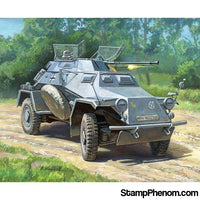 Zvezda - German Recon Armored Car (Snap Kit) 1:100-Model Kits-ZveZda-StampPhenom