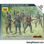 Zvezda - German Regular Infantry 1939-43 (5) (Snap Kit) 1:72-Model Kits-ZveZda-StampPhenom