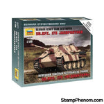 Zvezda - German SdKfz 173 Jagdpanther Tank Destroyer (Snap) 1:100-Model Kits-ZveZda-StampPhenom