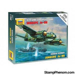 Zvezda - German Ju-88A4 Bomber (Snap Kit) 1:200-Model Kits-ZveZda-StampPhenom