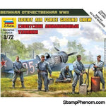 Zvezda - Soviet AF Ground Crew (Snap Kit) 1:72-Model Kits-ZveZda-StampPhenom