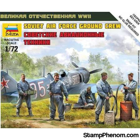 Zvezda - Soviet AF Ground Crew (Snap Kit) 1:72-Model Kits-ZveZda-StampPhenom
