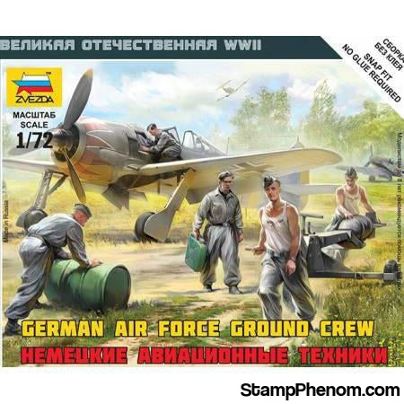 Zvezda - German AF Ground Crew (Snap Kit) 1:72-Model Kits-ZveZda-StampPhenom