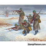 Zvezda - Soviet Infantry Winter Uniform 1941-45 (5) (Snap Kit) 1:72-Model Kits-ZveZda-StampPhenom