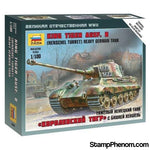 ZveZda - German King Tiger Aisf B 1:100-Model Kits-ZveZda-StampPhenom