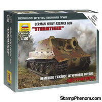 Zvezda - German Sturmtiger Heavy Assault Gun Tank (Snap Kit) 1:100-Model Kits-ZveZda-StampPhenom