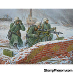 Zvezda - German MG-34 Machine Gun with Crew (3) Winter Uniform 1941-45 (Snap Kit) 1:72-Model Kits-ZveZda-StampPhenom