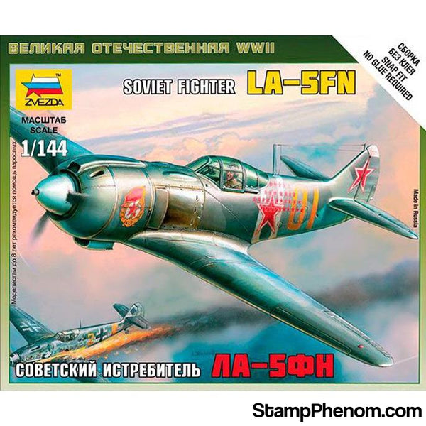 Zvezda - Soviet La5FN Fighter (Snap) 1:144-Model Kits-ZveZda-StampPhenom