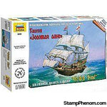 Zvezda - Sir Francis Drake's Golden Hind Sailing Flagship (Snap) 1:350-Model Kits-ZveZda-StampPhenom