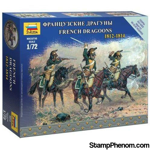 Zvezda - French Dragoons 1812-1814 (Snap) 1:72-Model Kits-ZveZda-StampPhenom